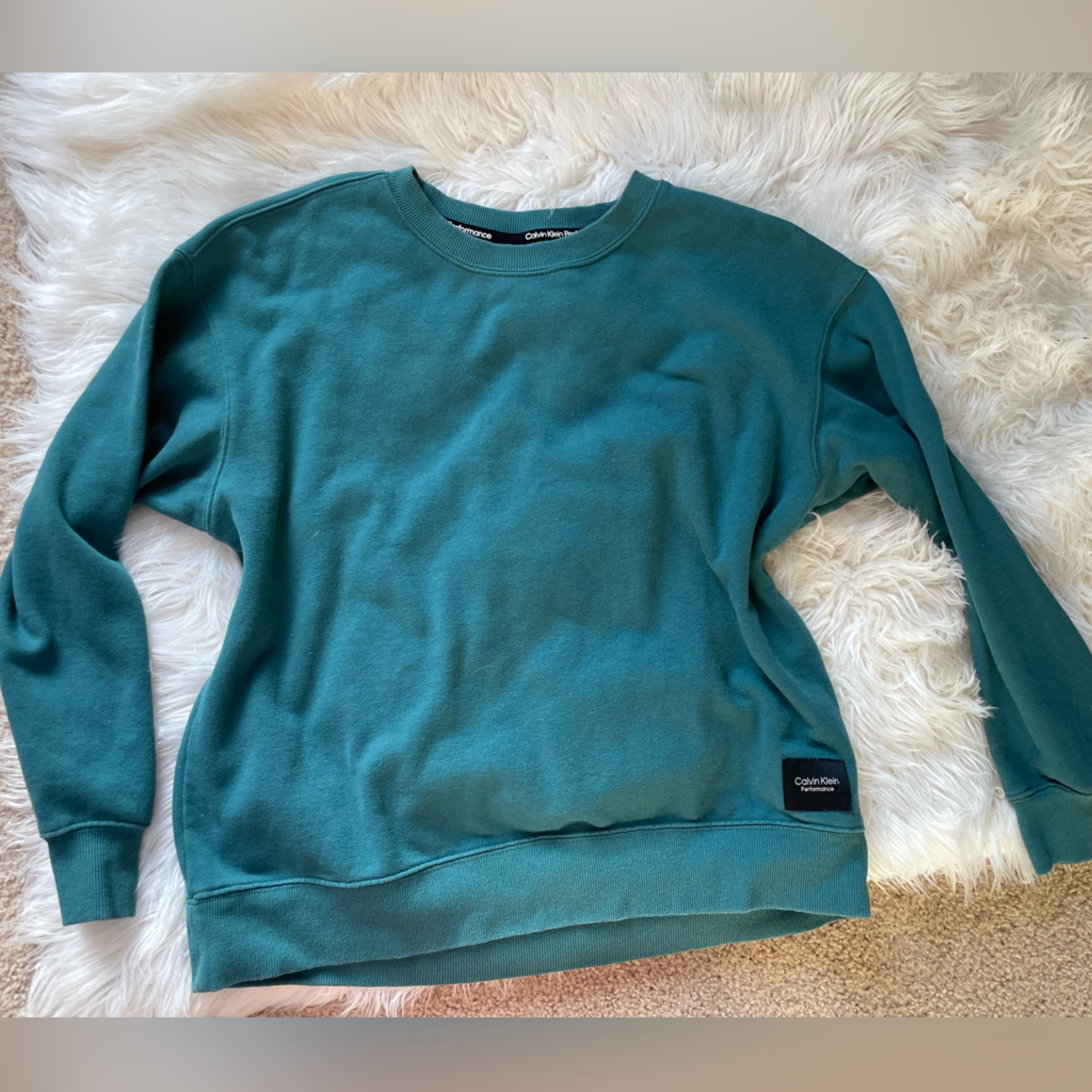 Calvin Klein Teal Pullover Sweatshirt